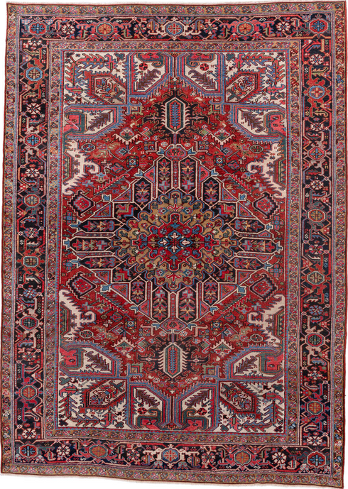 Vintage Heriz Area Rug (7' x 10')